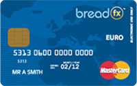 BreadFX Euro currency card