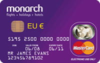 Monarch Euro currency card