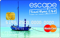 Escape Euro currency card