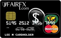 FairFX Dollar currency card